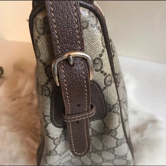 Vintage Gucci GG Supreme Striped Luggage Bag - Picture 15 of 16